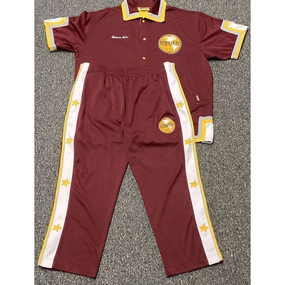 Vintage Platinum FUBU Harlem Globetrotters Warmup Basketball Tracksuit 2XL - Picture 5 of 16